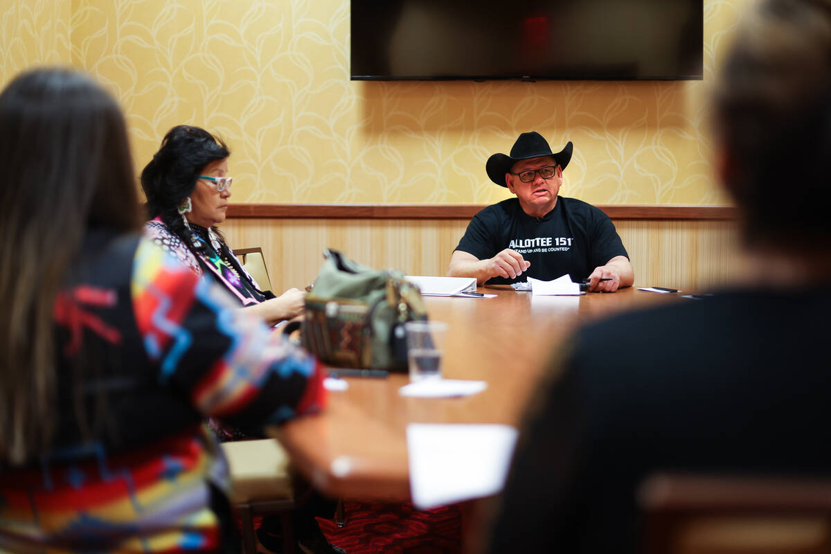 Todd Hall speaks to the Review-Journal in a conference room at the South Point in Las Vegas, We ...