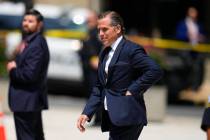 President Joe Biden’s son Hunter Biden leaves after a court appearance Wednesday, July 26, 20 ...