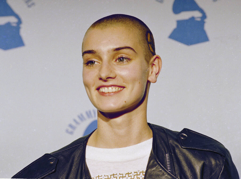 rish singer Sinead O'Connor appears at the 31st Annual Grammy Awards at the Shrine Auditorium i ...