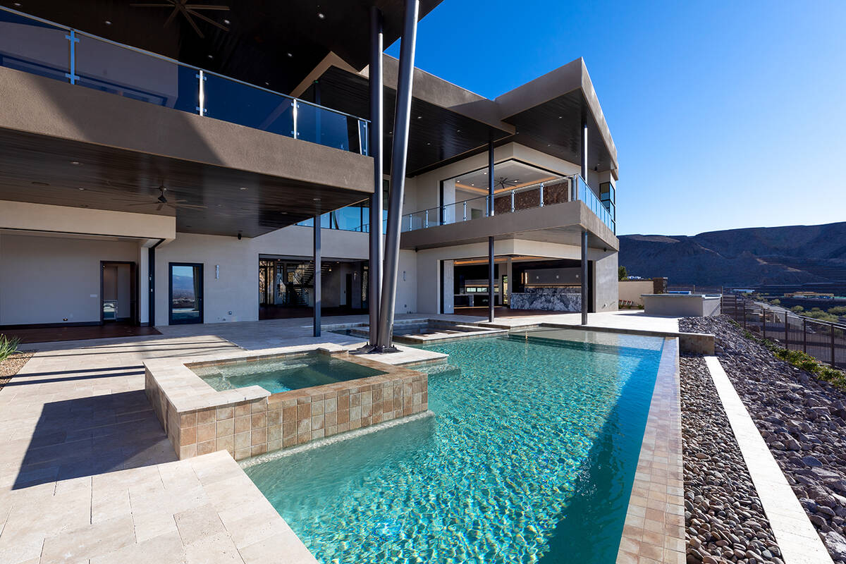The Ascaya home's pool. (IS Luxury)