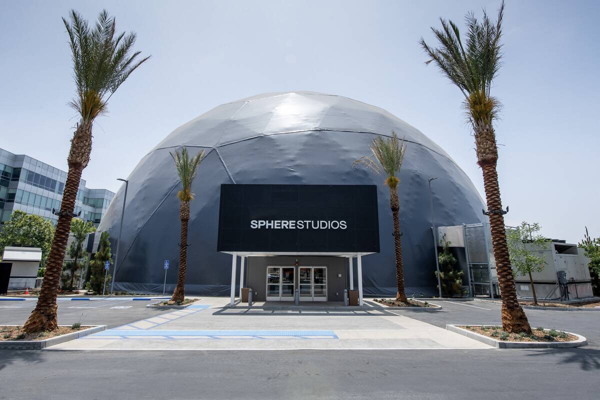 The Big Dome Studio in Burbank, California, houses a quarter-scale replica of the massive scree ...