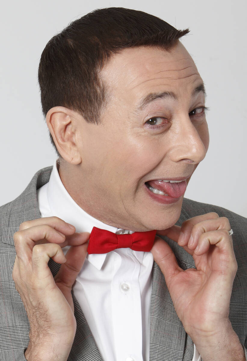 Actor Paul Reubens portraying Pee-wee Herman poses for a portrait while promoting "The Pee ...