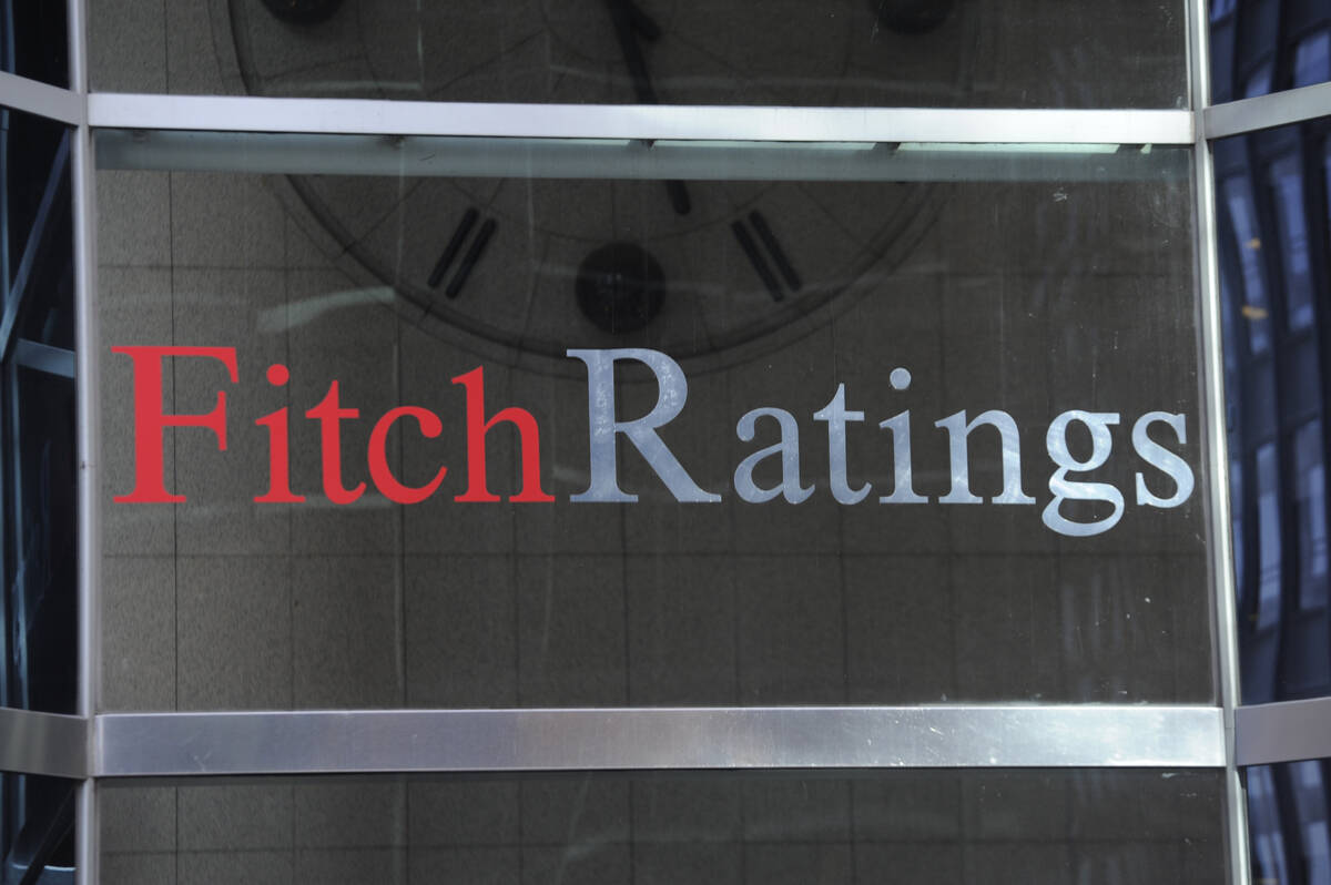 This photo shows signage for Fitch Ratings, Sunday, Oct. 9, 2011, in New York. On Tuesday, Aug. ...