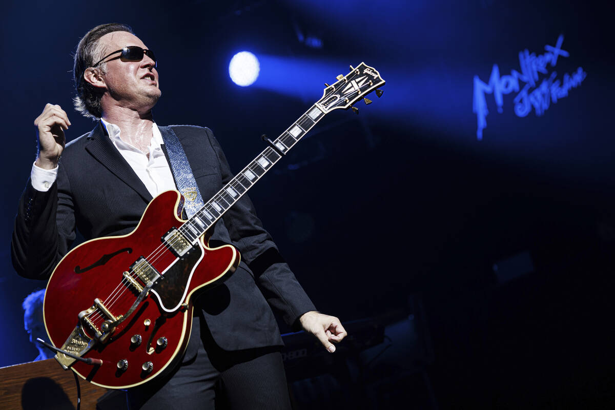 Blues rock guitarist, singer and songwriter Joe Bonamassa from the U.S. performs on the Auditor ...