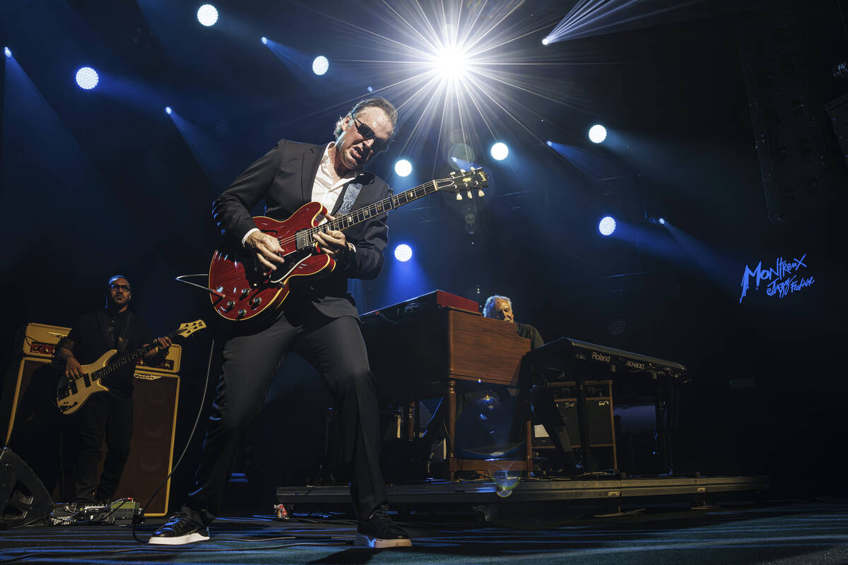 Blues rock guitarist, singer and songwriter Joe Bonamassa from the U.S. performs on the Auditor ...