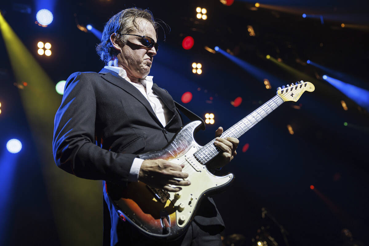 Blues rock guitarist, singer and songwriter Joe Bonamassa from the U.S. performs on the Auditor ...