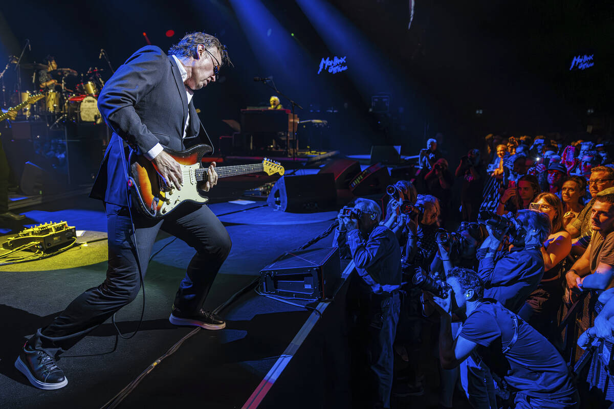 Blues rock guitarist, singer and songwriter Joe Bonamassa from the U.S. performs on the Auditor ...