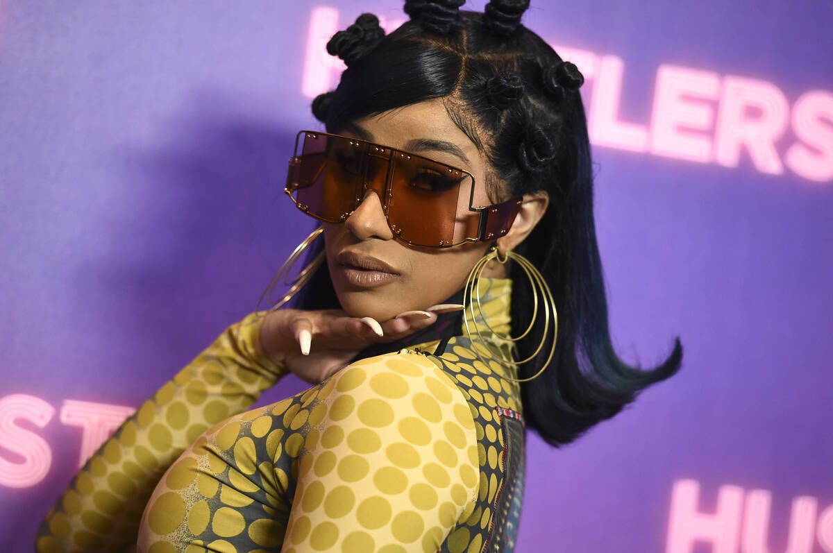 Cardi B arrives at a photo call for "Hustlers" on Aug. 25, 2019, in Beverly Hills, Calif. (Jord ...