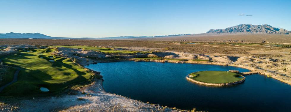 The 15th hole at The Wolf course at Paiute Golf Resort (Brian Oar/Paiute Golf Resort)