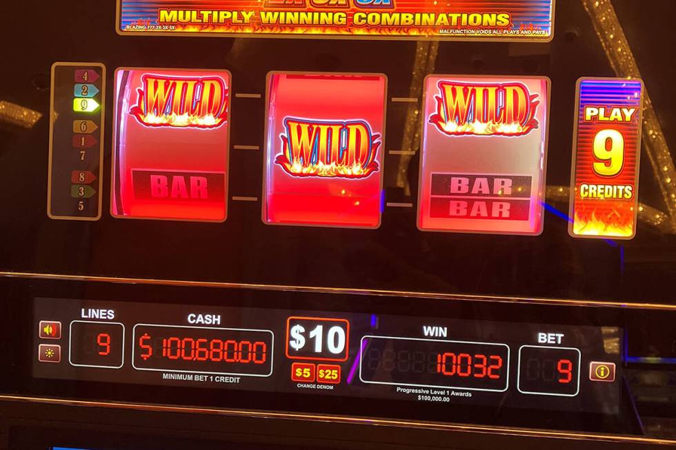A Blazin’ Hot 7s slots player won a jackpot of $100,320 on Tuesday, Aug. 8, 2023, at Caesars ...