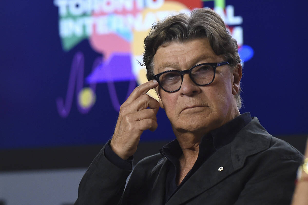 Robbie Robertson attends a press conference for "Once Were Brothers: Robbie Robertson and ...