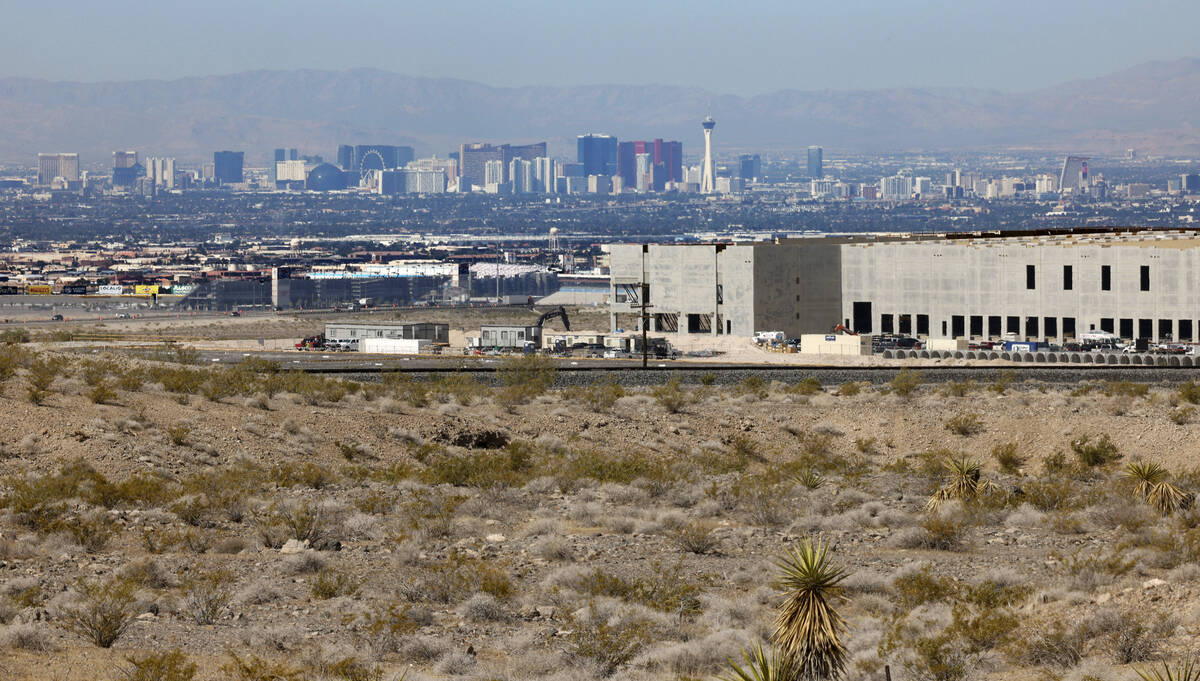 A building of VanTrust Real Estate under construction is seen, Friday, June 9, 2023, in North L ...