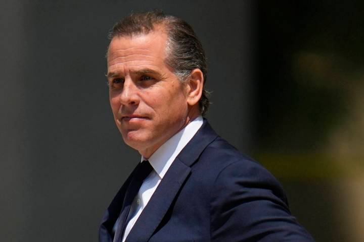 President Joe Biden's son Hunter Biden leaves after a court appearance Wednesday, July 26, 2023 ...