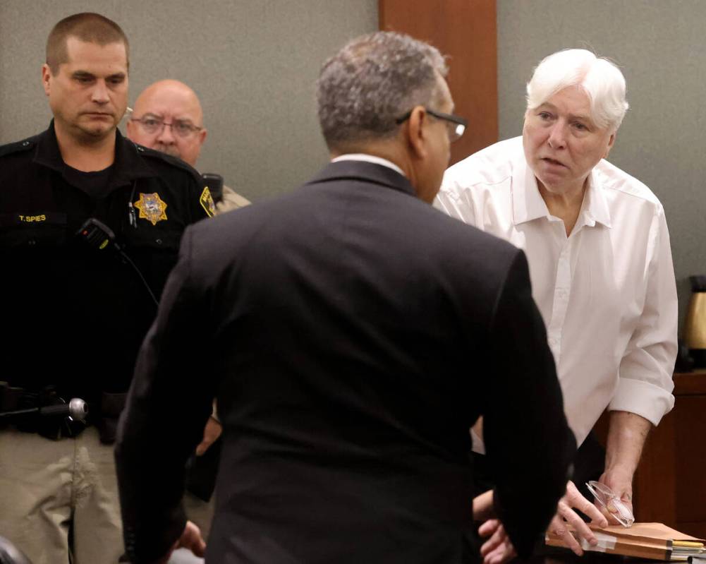 Thomas Randolph arrives in court at the Regional Justice Center in Las Vegas on Friday, Aug. 11 ...