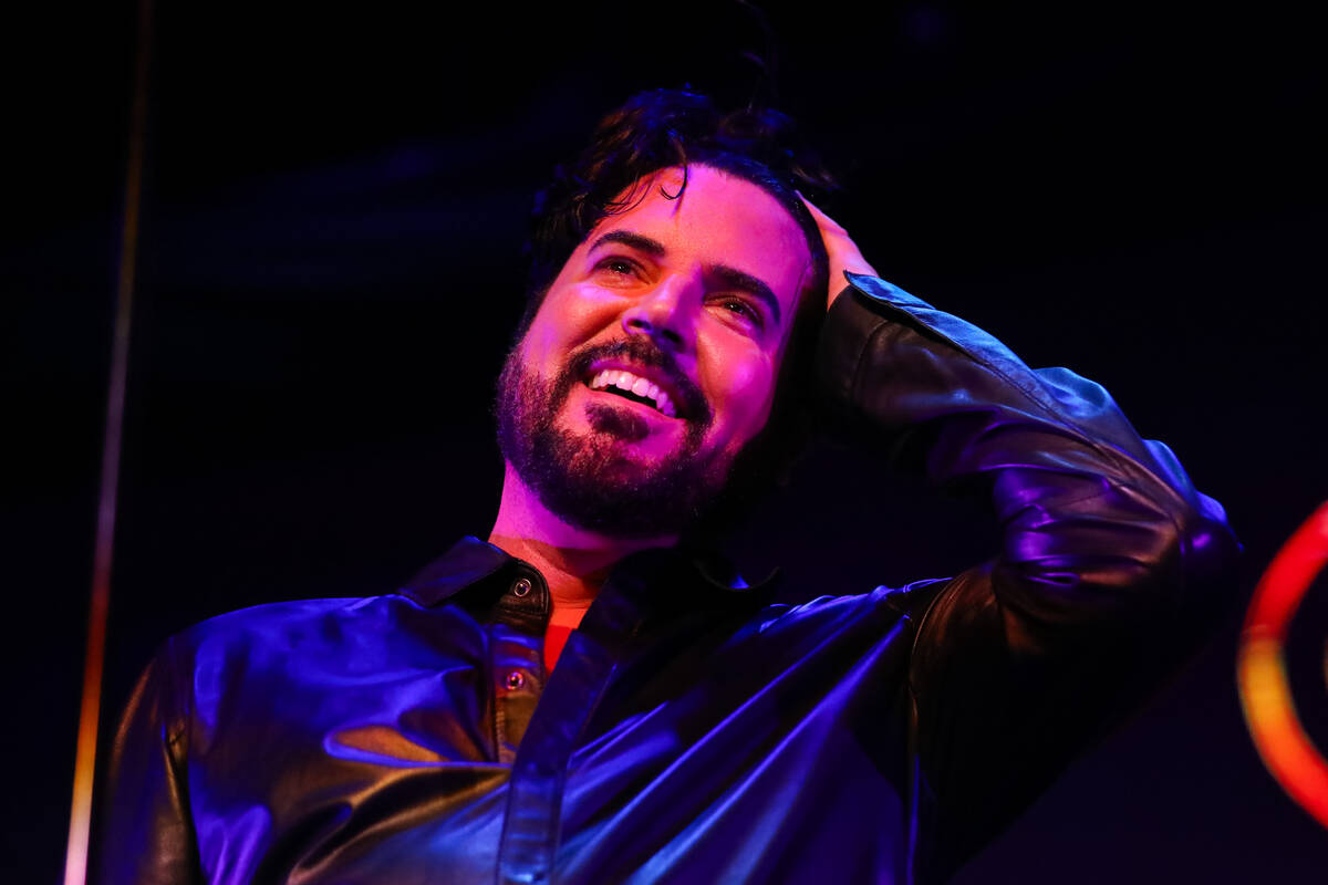 Frankie Moreno smiles at the audience during his show, The King of Vegas — Live & El ...