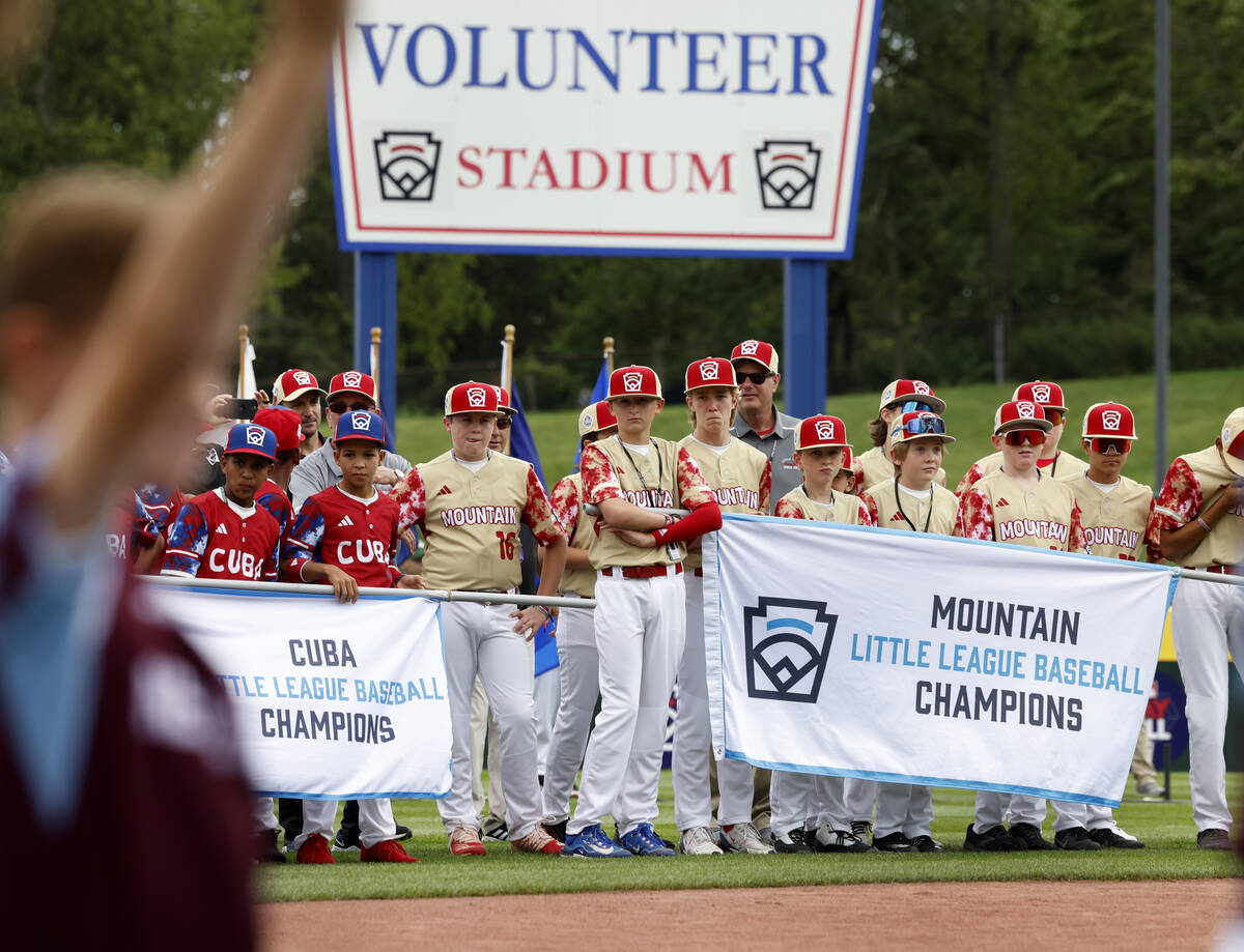 The Henderson All-Stars participate in the Little League World Series Opening Ceremonies in Sou ...