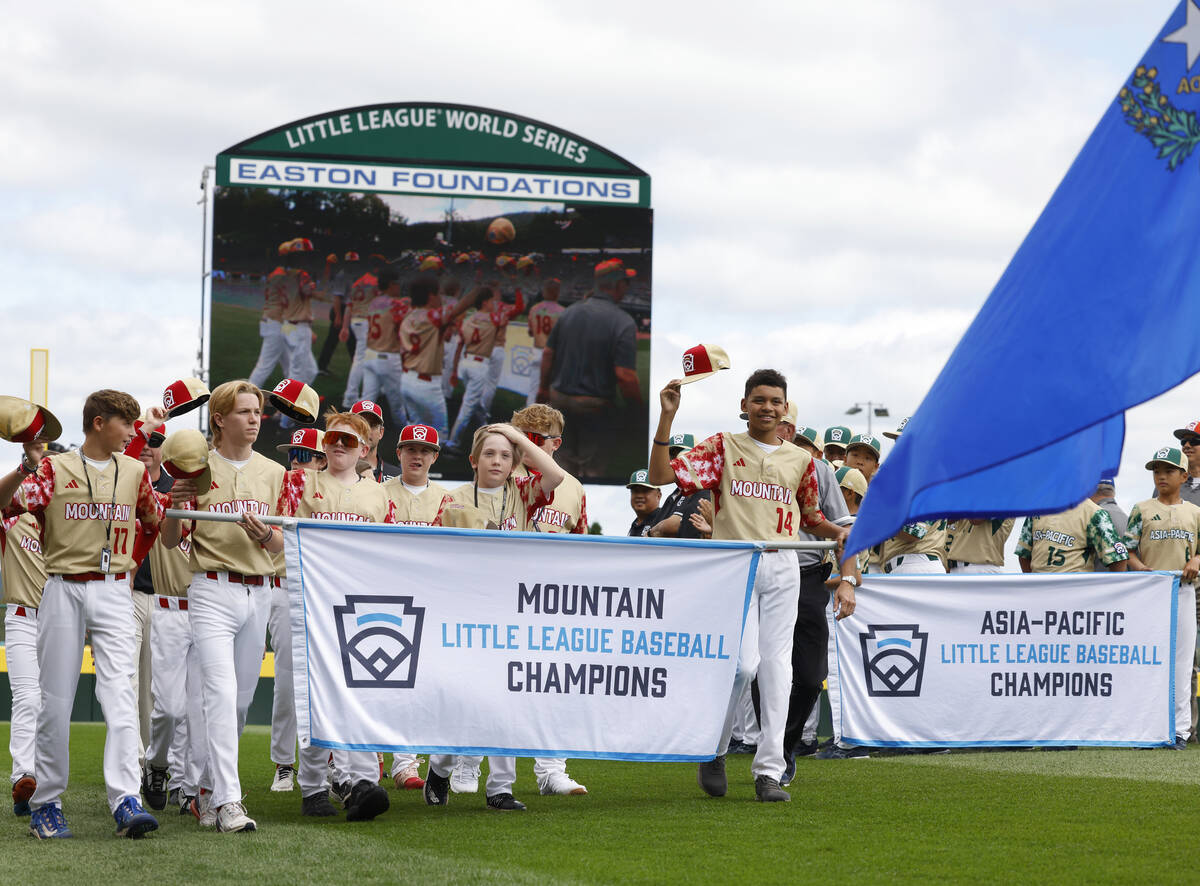 The Henderson All-Stars participate in the Little League World Series Opening Ceremonies in Sou ...