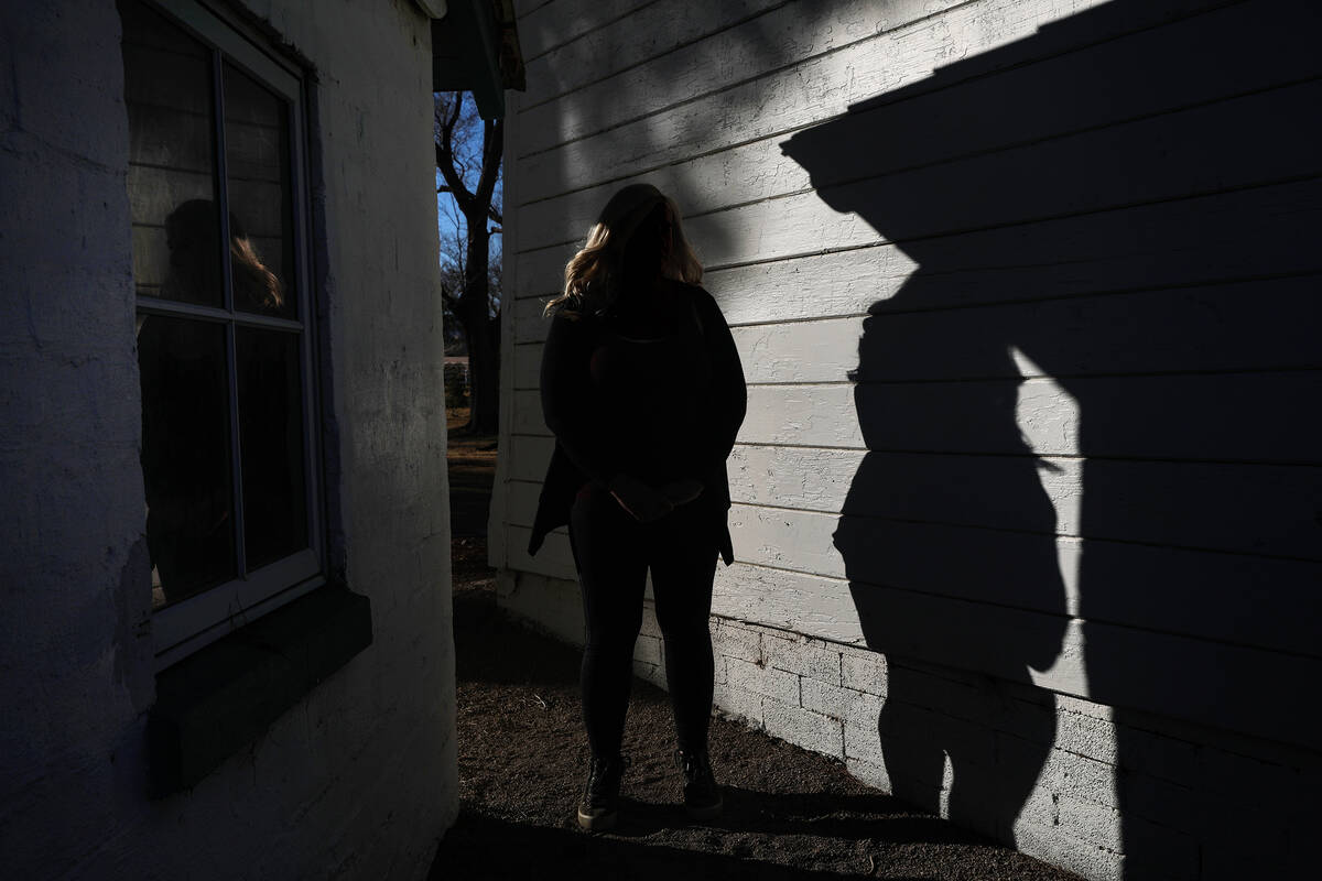 Nicolette Matthews in Floyd Lamb Park in Las Vegas, Wednesday, Feb. 8, 2023. Matthews, who has ...