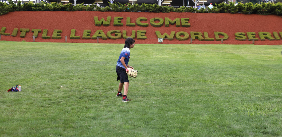 Welcome to the Little League World Series sign is seen outside of Howard J. Lamade Stadium wher ...