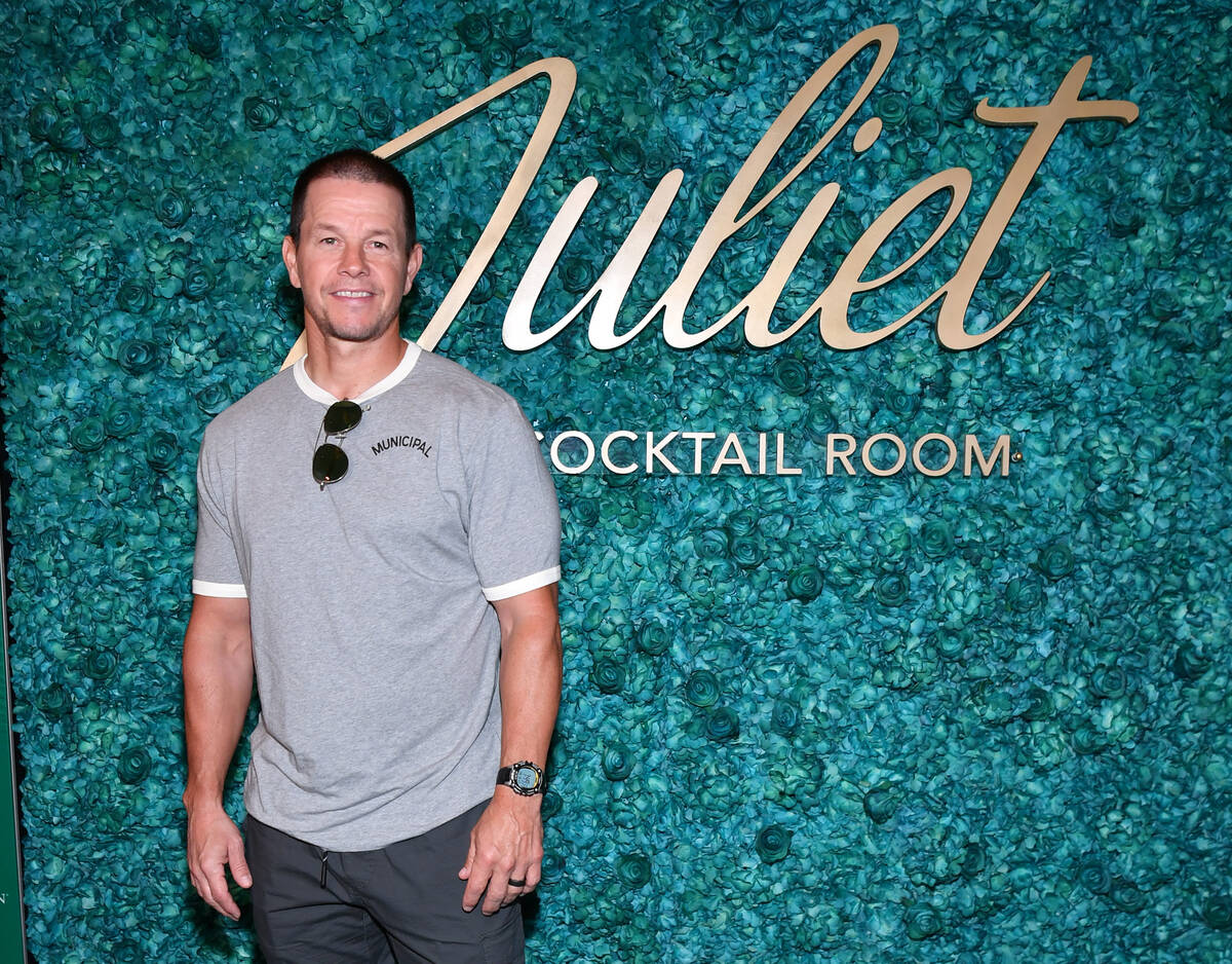 Mark Wahlberg arrives at the grand opening of Juliet Cocktail Room at The Venetian Resort Las ...