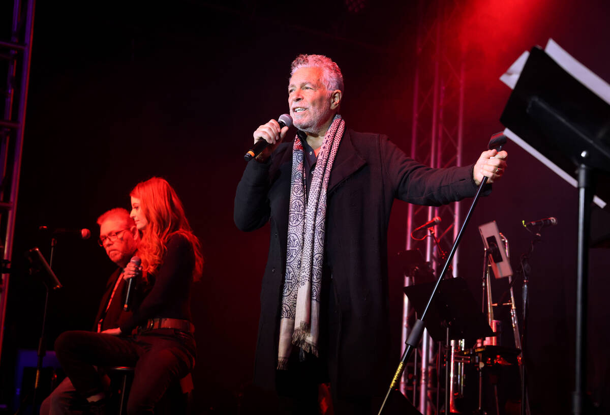 Clint Holmes performs at The Space in Las Vegas Sunday, Feb. 26, 2023. (K.M. Cannon/Las Vegas R ...