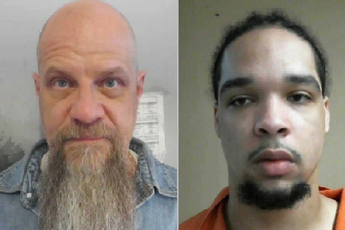 Daniel Thomas, left, and Lathaniel Hutcherson (Nevada Department of Corrections)