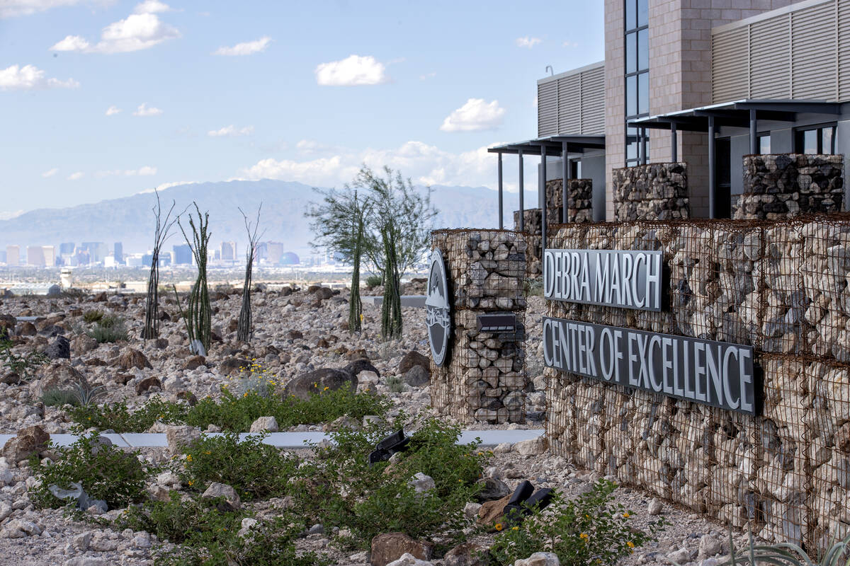 The Debra March Center of Excellence on Tuesday, Aug. 22, 2023, in Henderson. The facility is a ...