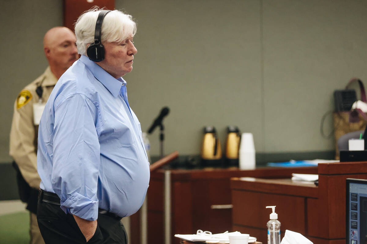 Thomas Randolph takes a moment during a break after listening to the prosecution’s closi ...