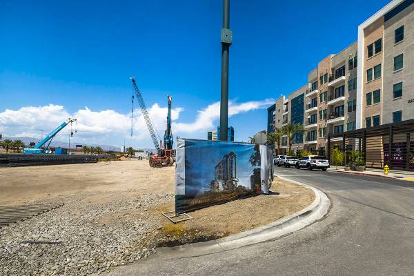 Construction begins on land for Symphony Park 2 and 3 with existing Auric across the street as ...