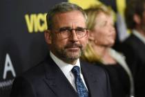 Steve Carell arrives at the world premiere of "Vice" on Tuesday, Dec. 11, 2018, at the Samuel G ...