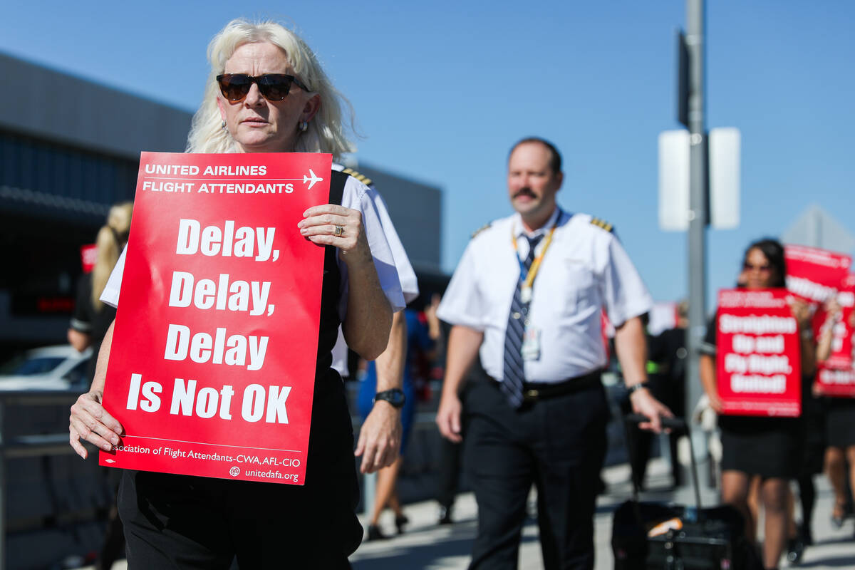 Jenell Sciabica and other flight attendants and pilots for United Airlines, represented by the ...