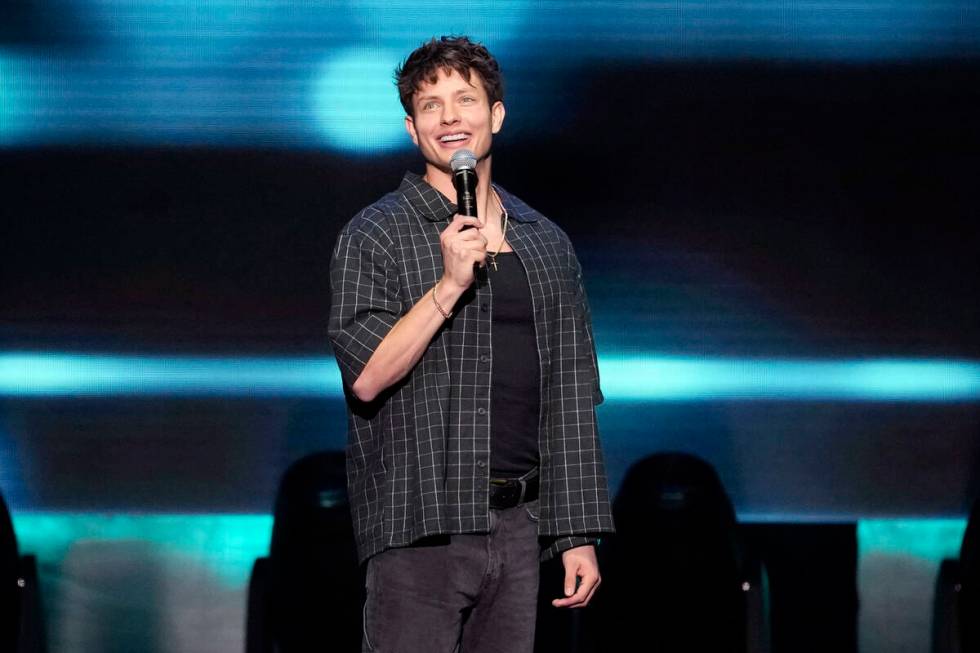 Matt Rife performs at Madison Square Garden during Dave Chappelle's 50th birthday celebration w ...