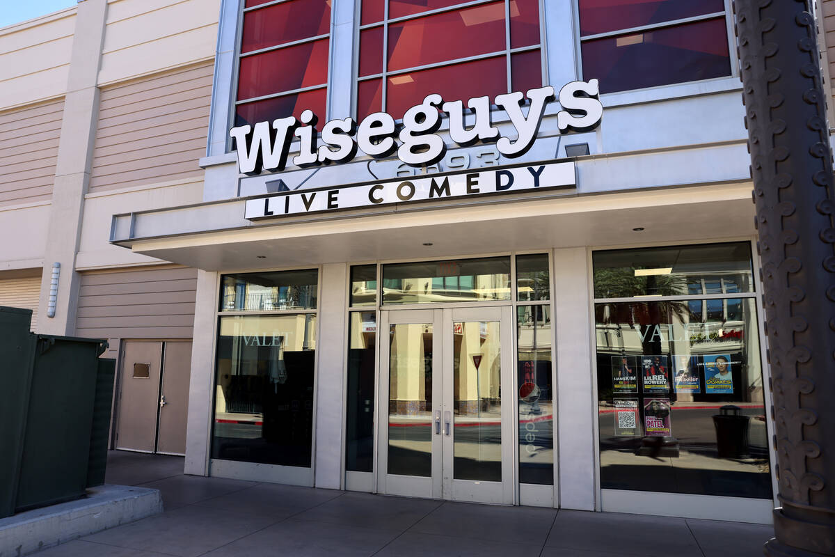 Wiseguys comedy club at Town Square in Las Vegas is shown Monday, Aug. 28, 2023. The second Las ...