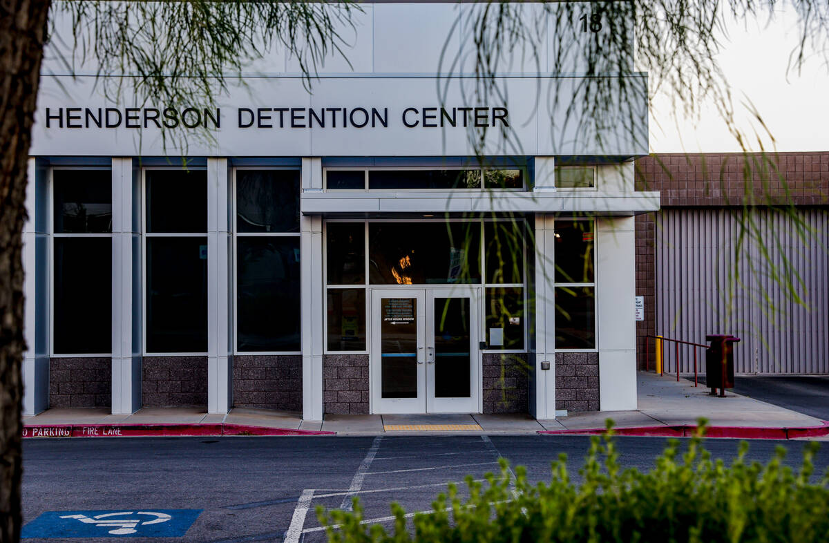 The Henderson Detention Center, Tuesday, Aug. 8, 2023. (Rachel Aston/Las Vegas Review-Journal) ...