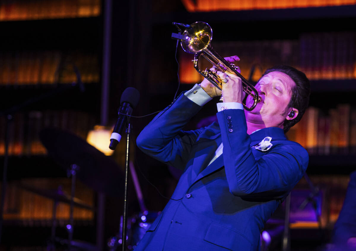 Brian Newman performs in his "After Dark" show at NoMad Library during the early hour ...