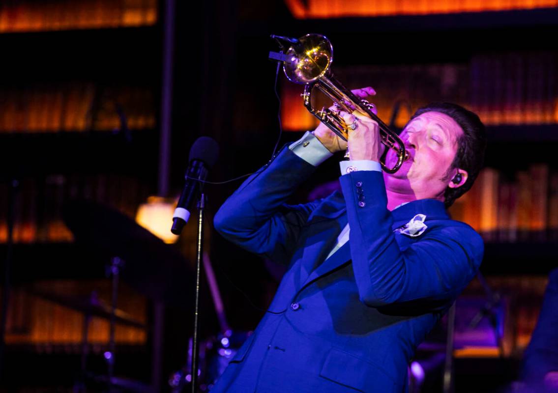 Brian Newman performs in his "After Dark" show at NoMad Library during the early hour ...