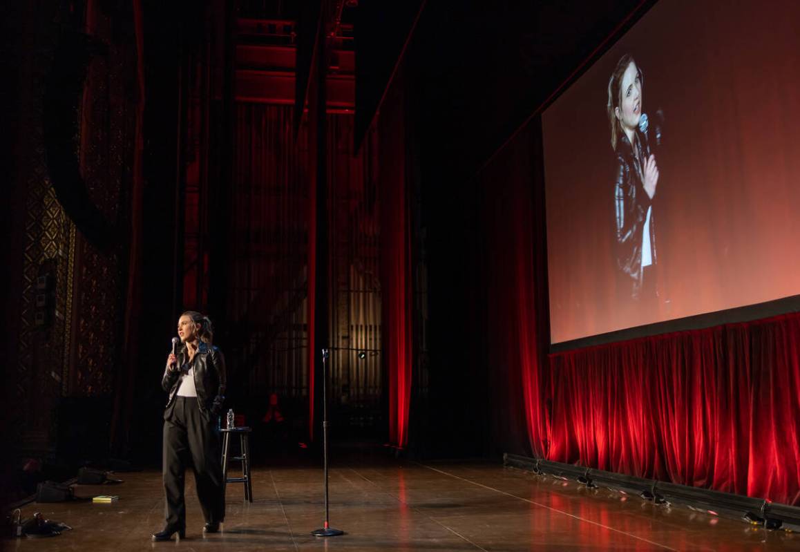 Taylor Tomlinson is shown in her Netflix concert special "Look At You." (Andrew Max Levy)