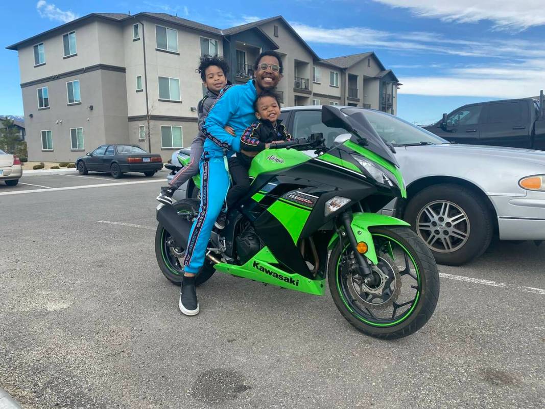 Allen Carter Jr. with his sons Robin (left) and Julian. (Courtesy photo)