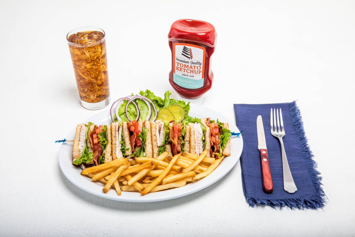 The Clubhouse sandwich from Norms restaurant, the Los Angeles chain, founded in 1949, which is ...