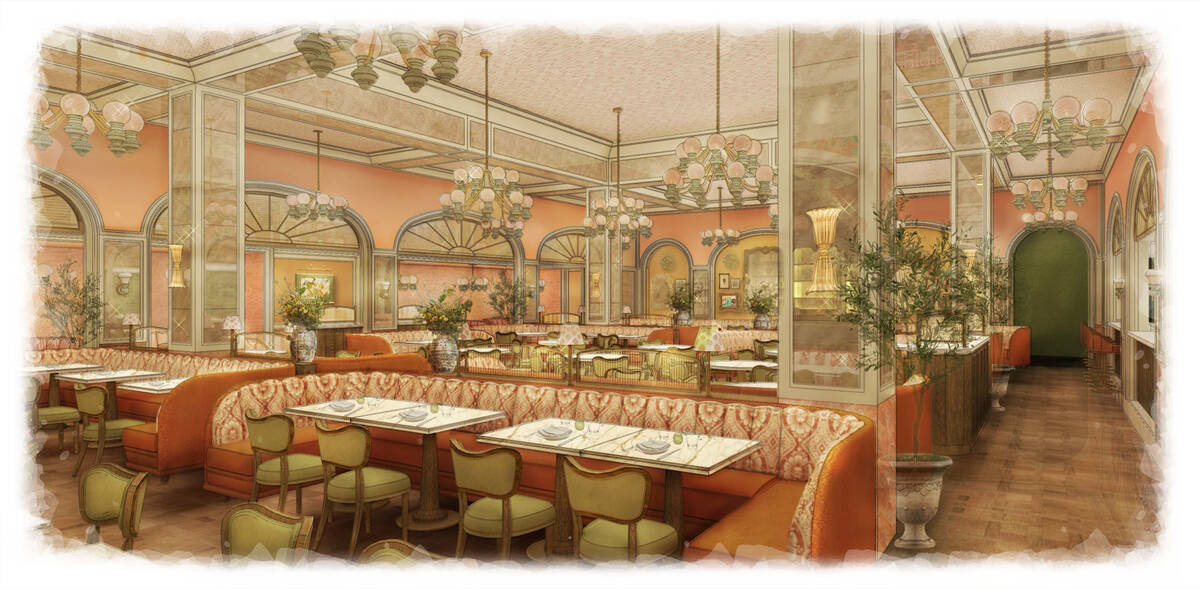 An illustration of Mother Wolf at Fontainebleau Las Vegas, set to open Dec. 13, 2023, on the St ...