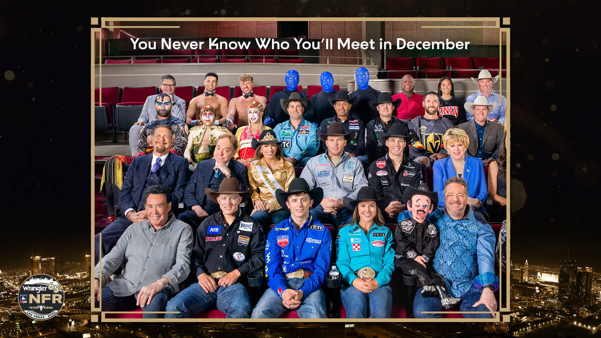 The photo of Vegas reps and PRCA champions in Las Vegas Events' “You Never Know Who You’ll ...