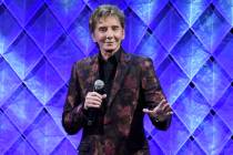 FILE - Barry Manilow speaks at the 65th annual BMI Pop Awards on May 9, 2017, in Beverly Hills, ...
