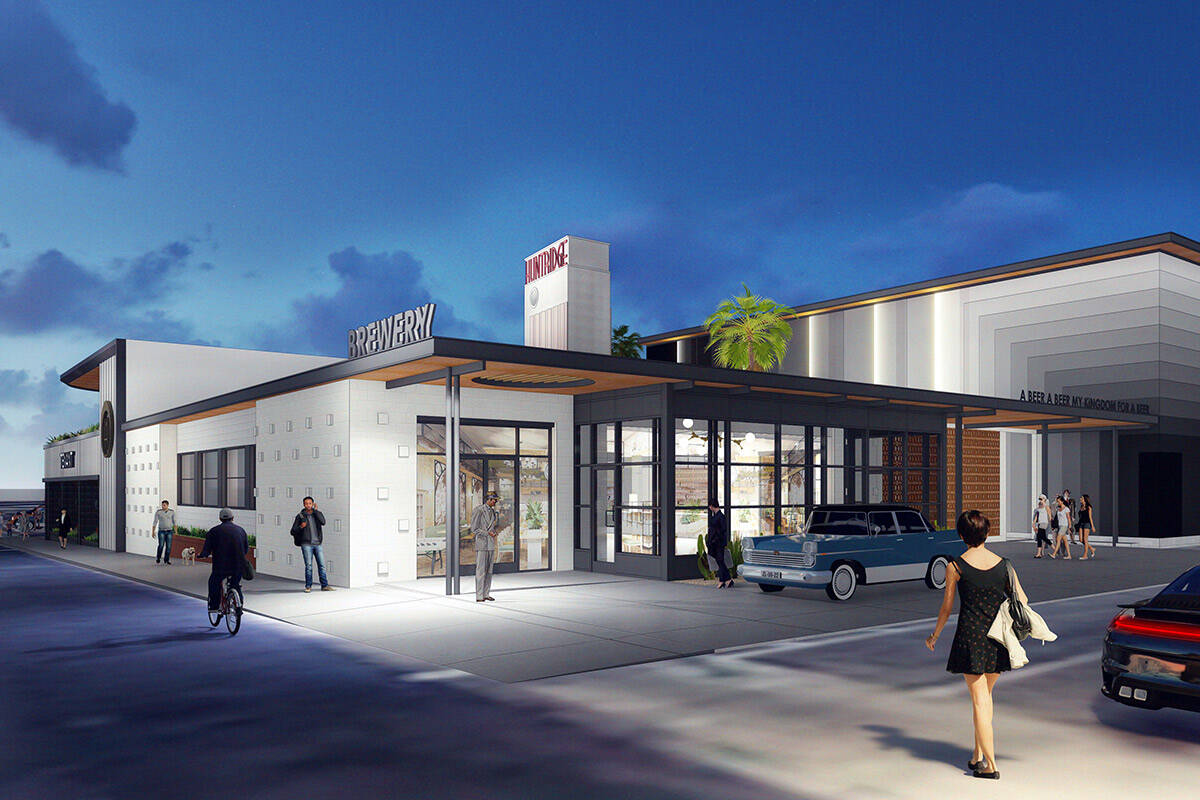 New renderings show the planned renovations of the historic Huntridge Theater. (Huntridge Theater)