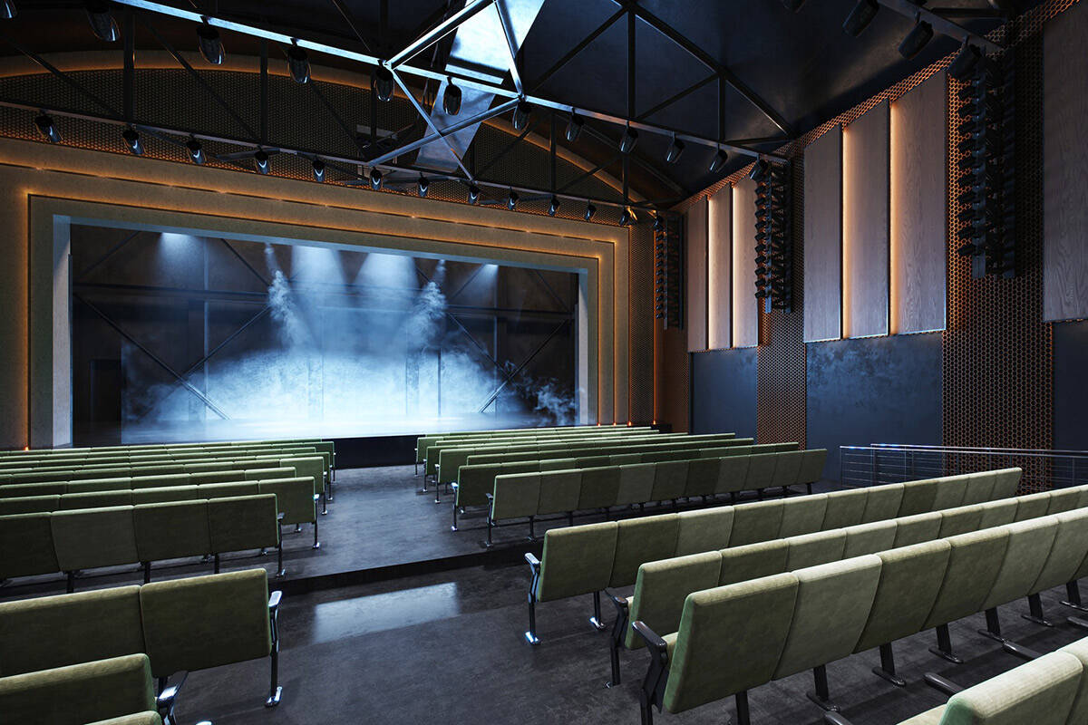 New renderings show the planned renovations inside the historic Huntridge Theater. (Huntridge T ...