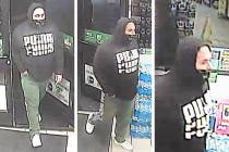 Police are seeking a man in connection with an armed robbery Friday, Sept. 22, 2023, on the 970 ...