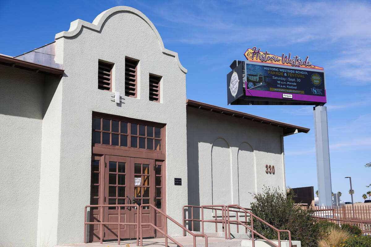 The historic Westside School, constructed in 1923, will mark its centennial this year, as seen ...