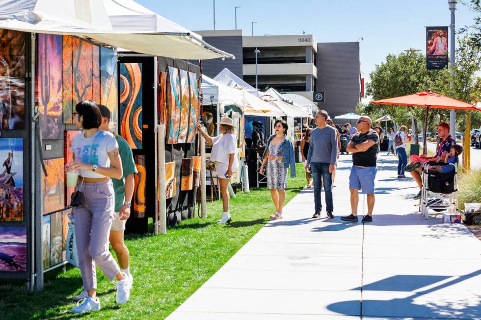 Summerlin Festival of Arts, shown here in 2022, returns to Downtown Summerlin in Oct. 13-15, 20 ...
