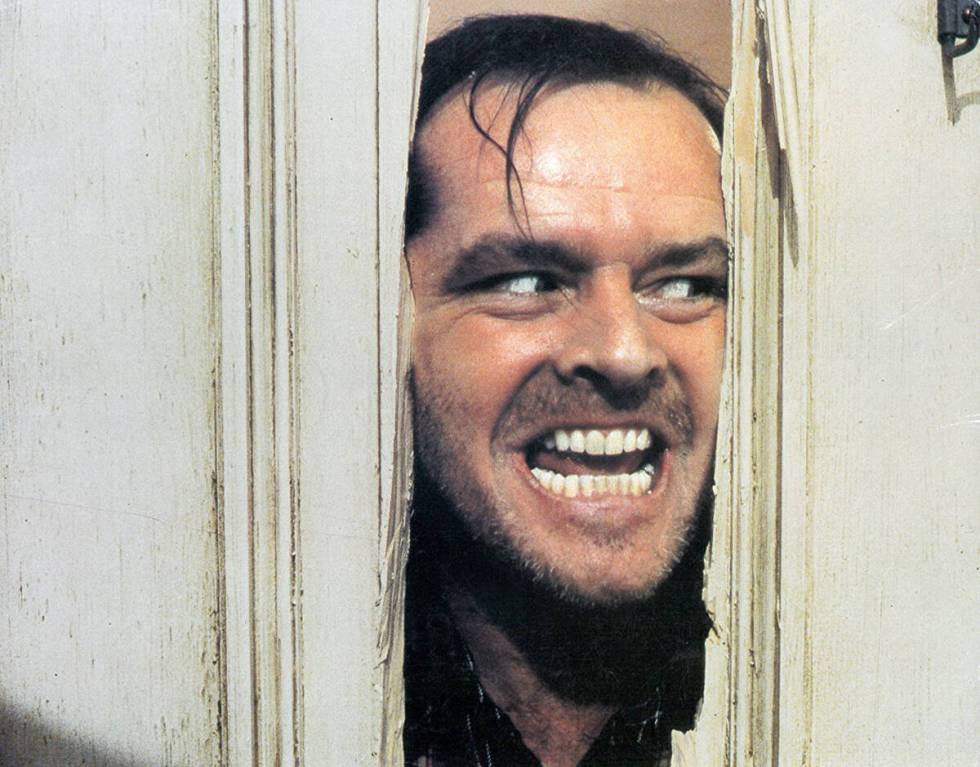 Jack Nicholson in a scene from "The Shining." (Warner Bros.)