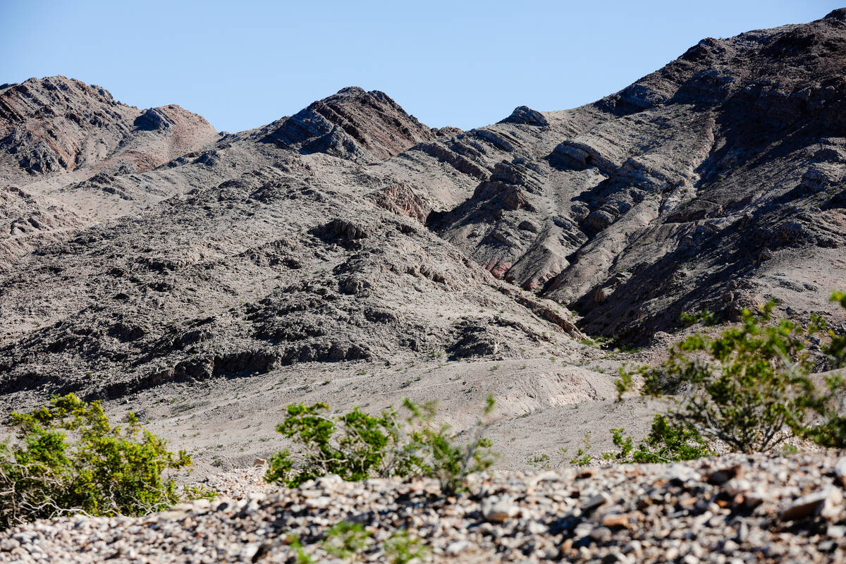 Frenchman Mountain, where nearby an abandoned mine is located, in Las Vegas in Wednesday, Sept. ...