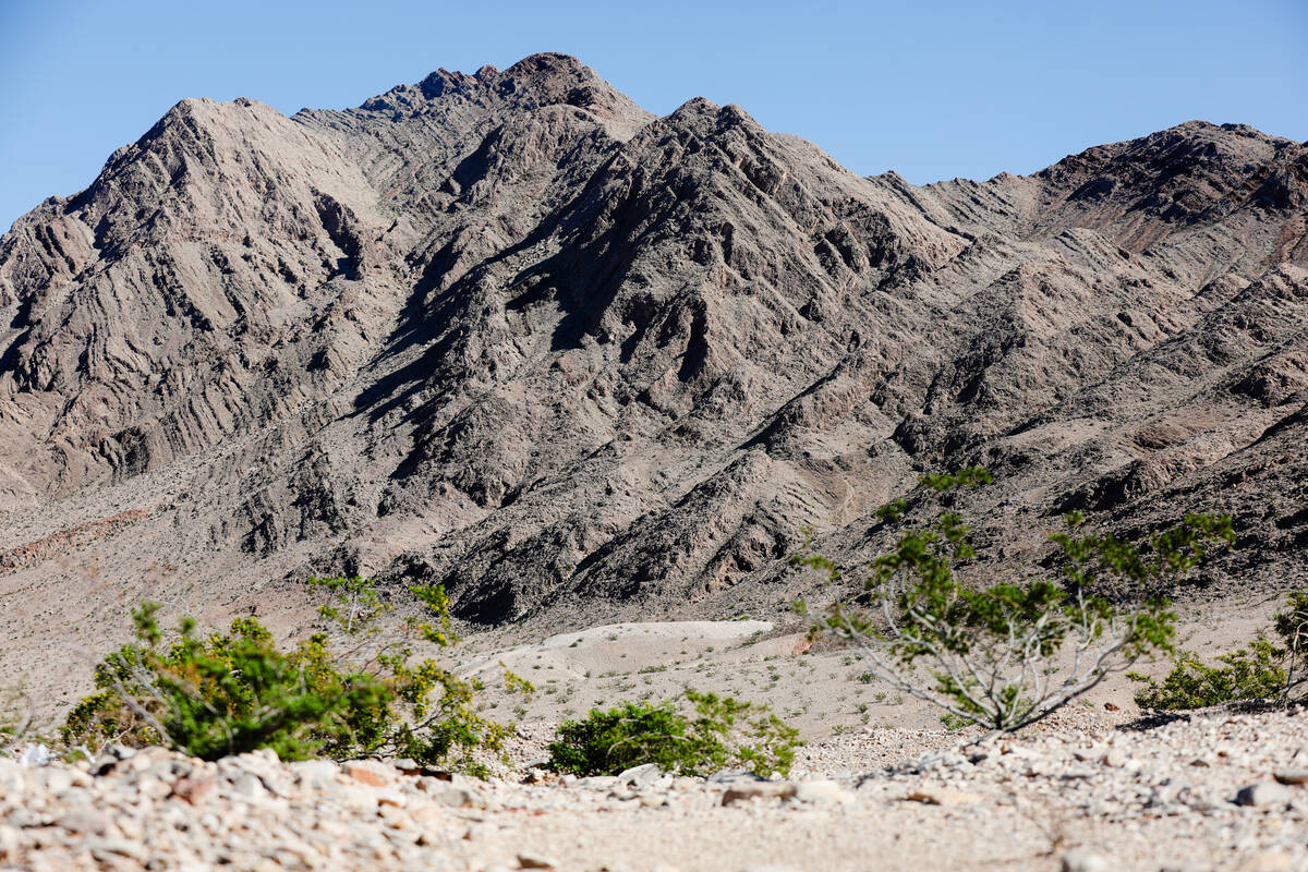Frenchman Mountain, where nearby an abandoned mine is located, in Las Vegas on Wednesday, Sept. ...